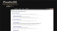 Desktop Screenshot of iphonedevsdk.com
