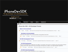 Tablet Screenshot of iphonedevsdk.com